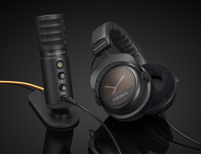 beyerdynamic's headphone and microphone gaming bundle features a FOX professional studio microphone.