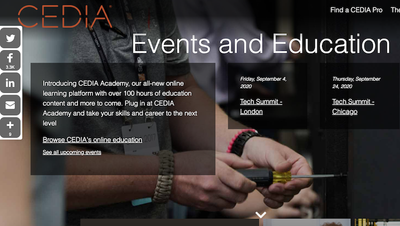 CEDIA Website