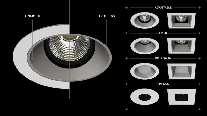 Crestron LED Light Fixture Finishes