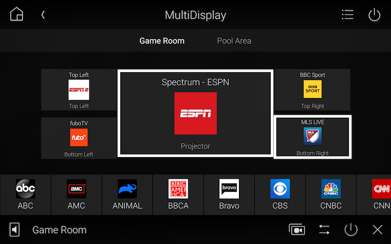 MultiDisplay Manager Control4