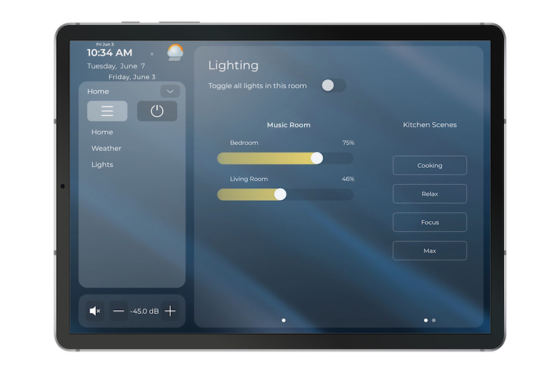 RTI Orro Lighting Tablet