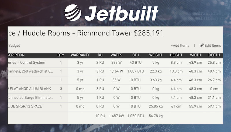 Jetbuilt Data-Fields